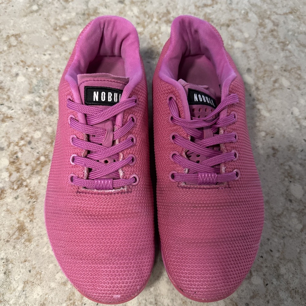 NOBULL Unisex Pink Athletic Trainers Sneakers Shoes Sz 7.5
